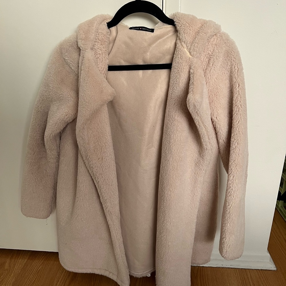Brandy Melville Fuzzy Jacket